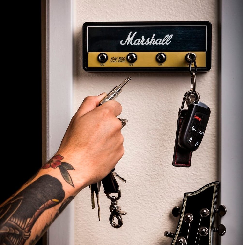regalos para guitarristas​ llavero marshall