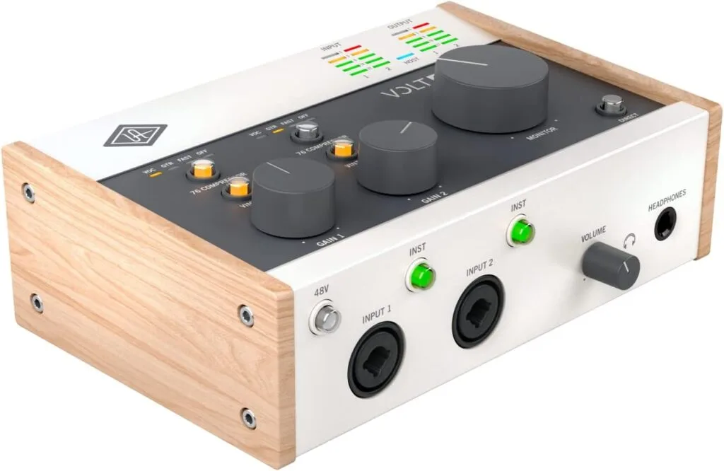 Universal Audio Volt 2 – Interfaz profesional con sonido vintage